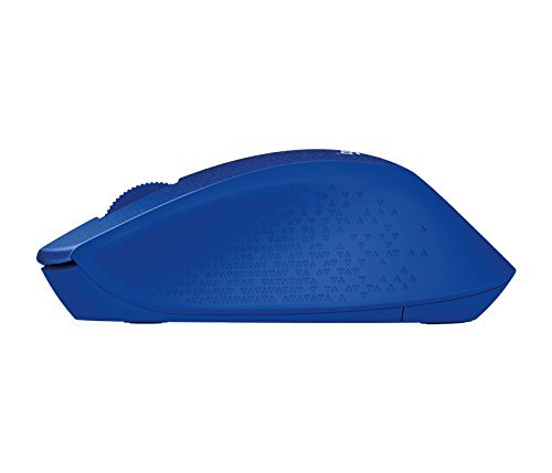 (Refurbished) Logitech M331 Silent Plus Wireless Mouse- Blue