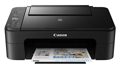 Canon PIXMA E3370 All-in-One Wireless Ink Efficient Color Printer (Black)