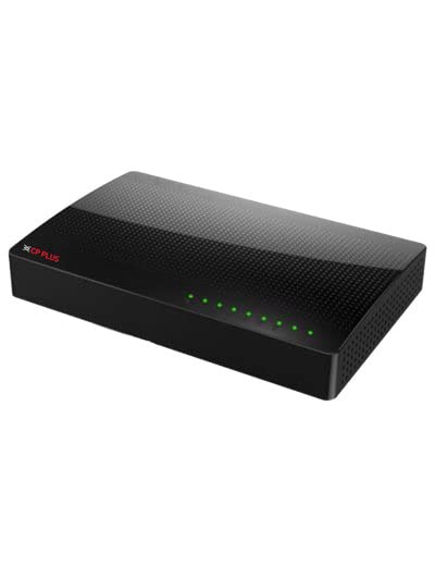 CP PLUS 8 Port 10/100/1000Mbps Gigabit Ethernet Unmanaged Switch (CP-ANW-GS108-T)