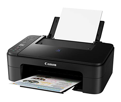 Canon PIXMA E3370 All-in-One Wireless Ink Efficient Color Printer (Black)