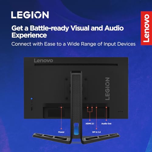 Lenovo Legion-R25f-30 | 25 Inch (63.50cm) | FHD 240Hz Gaming Monitor | 0.5ms, AMD FreeSync, 99% sRGB, 90% DCI-P3, 3Wx2 Speaker, 2xHDMI, 1xDP| Tilt, Swivel, Pivot, Height Adjust Stand | Black