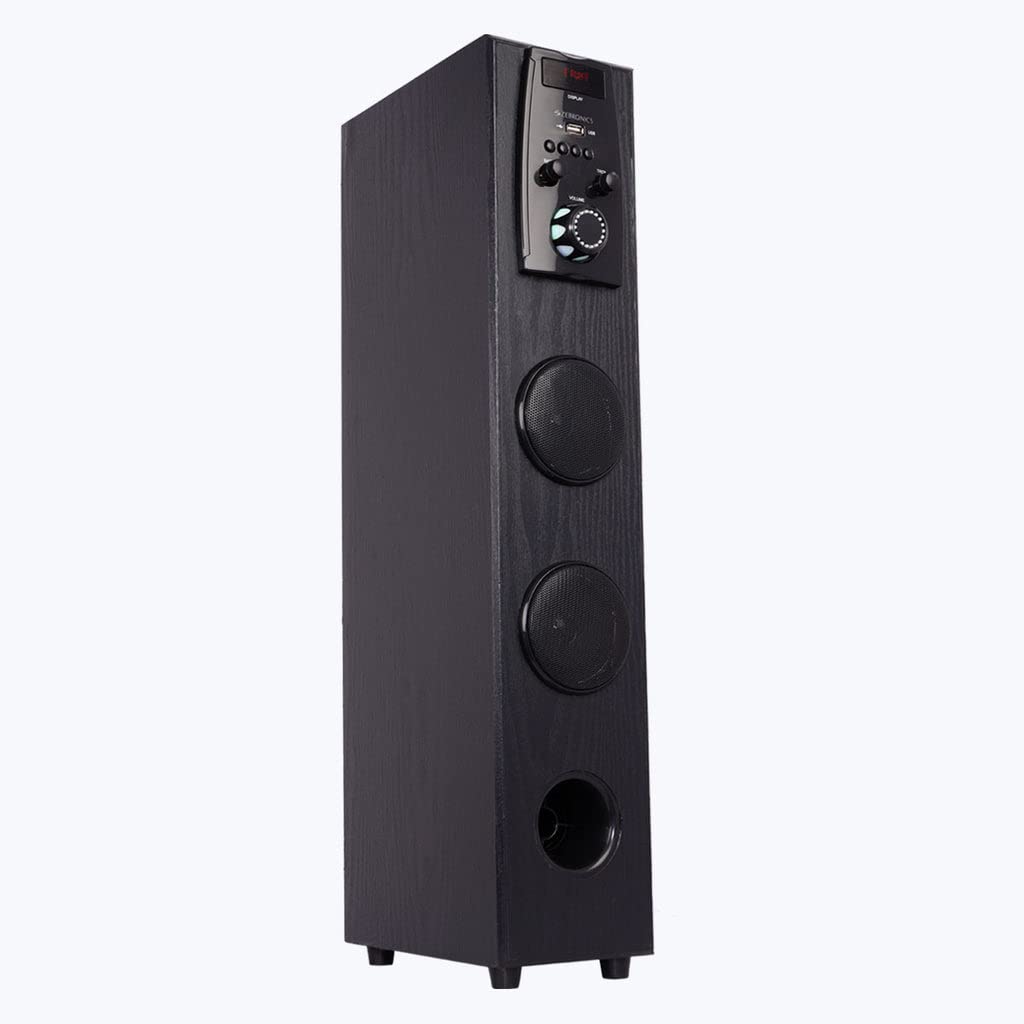 ZEBRONICS Impact Tower Speaker with Wireless BT/USB/FM/AUX and Wired Mic