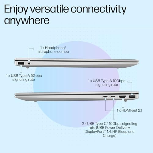 HP Pavilion 16 AI Laptop, Intel Core Ultra 5 125U (14th Generation) 16 GB LPDDR5,1TB SSD,16-inch (40 cm), WUXGA, 300 nits, 1080p FHD IR Camera, Backlit Kb, (Win11+Office, Silver, 1.77 kg) 16-af0056TU