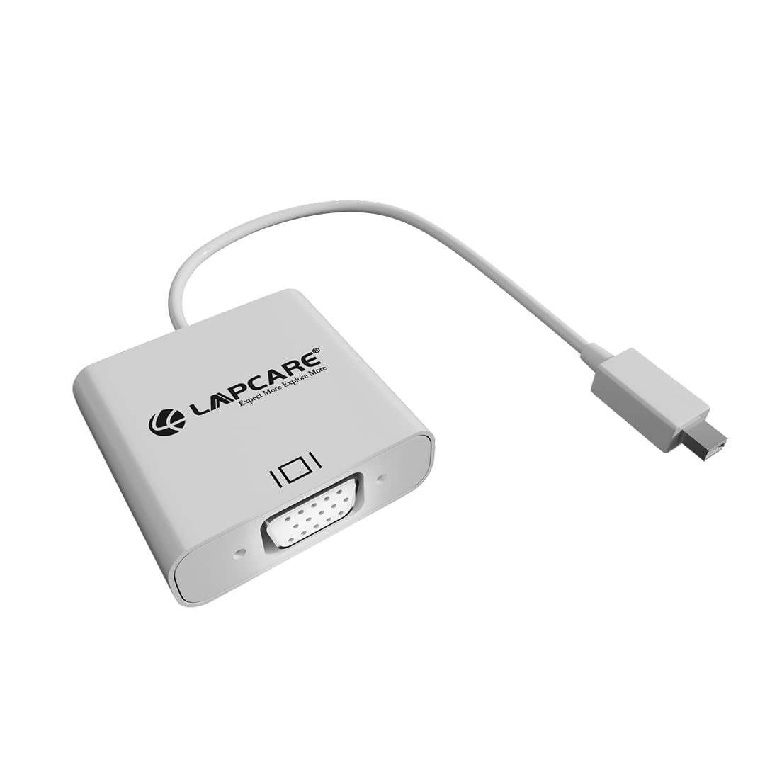 LAPCARE Mini DP to VGA Converter with 20CM Cable