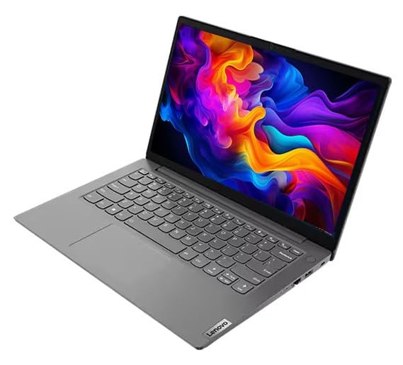 Lenovo V14 G3 14" FHD Laptop, Intel Core i5-1235U, 16GB DDR4 RAM, 512GB SSD, Intel Iris Xe Graphics, Windows 11, Ms-Office Lifetime Validity, Iron Grey,1.6kg, 1 Year Onsite Brand Warranty