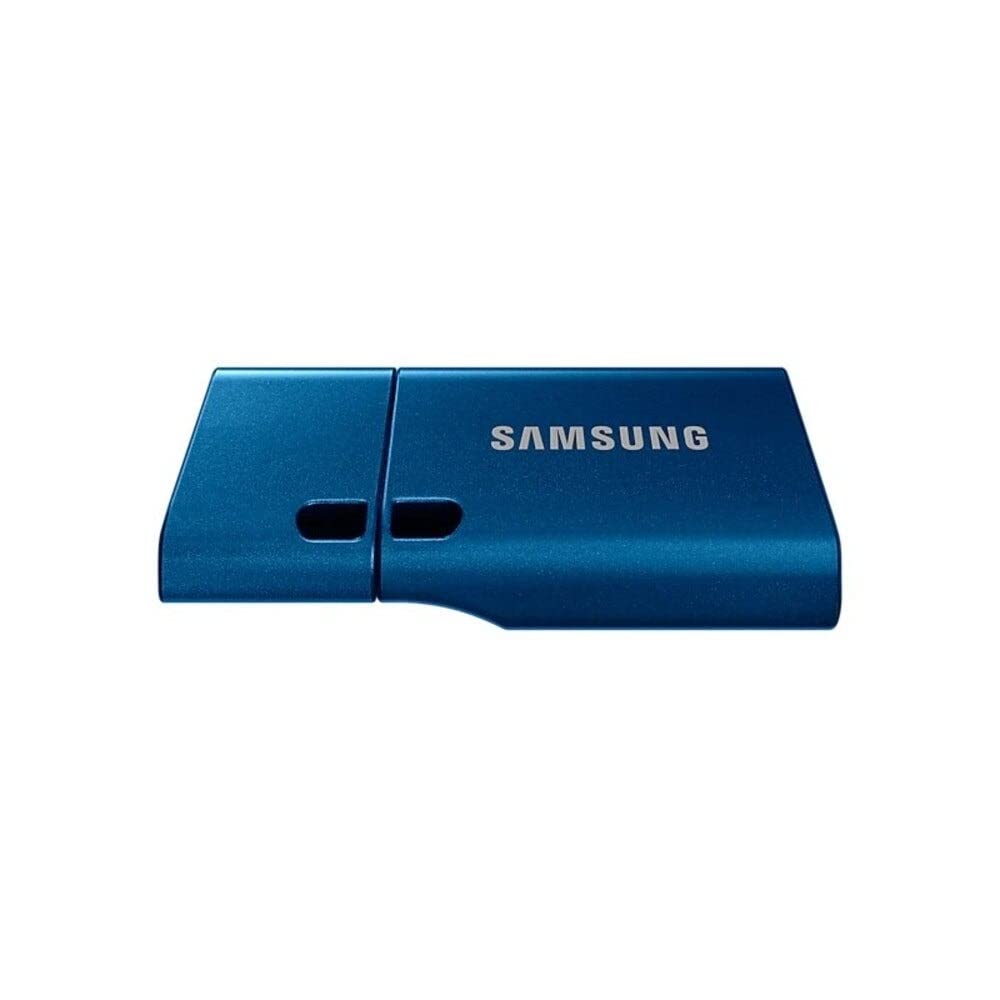 SAMSUNG Type-C™ USB Flash Drive, 256GB, Transfers 4GB Files in 11 Secs w/Up to 400MB/s 3.13 Read Speeds, Compatible w/USB 3.0/2.0, Waterproof, 2022,Blue