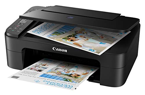 Canon PIXMA E3370 All-in-One Wireless Ink Efficient Color Printer (Black)