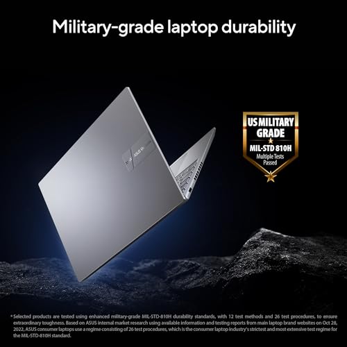 ASUS Vivobook 16, Intel Core i7-12700H (Gaming Grade CPU), 16" (40.64cm) FHD+ 16:10, Thin & Light Laptop (16GB DDR4/512GB SSD/Iris Xe/Win 11/Office 2021/Transparent Silver/1.88 Kg), X1605ZAC-MB741WS