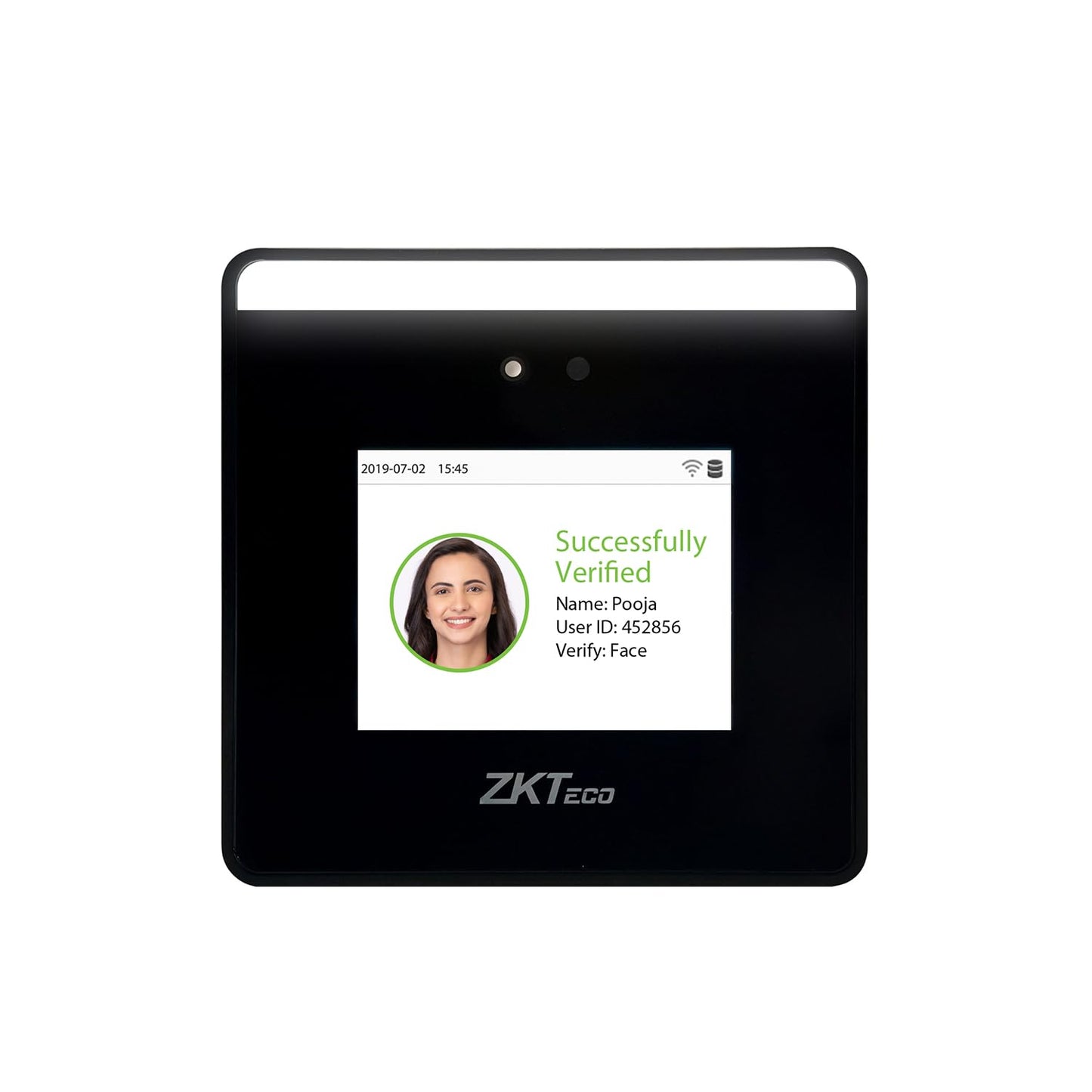 ZKTeco MiniTA Touchless Face Recognition Attendance & Access Control Terminal | WiFi, Mobile App, Free Web-Based Software | Ideal for Office