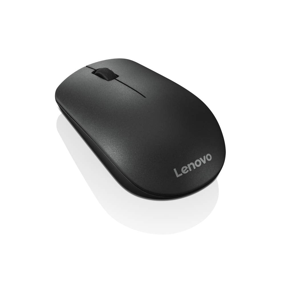 Lenovo 400 Wireless Mouse, 1200DPI Optical Sensor, 2.4GHz Wireless Nano USB, 3-Button (Left,Right,Scroll) Upto 8M Left/Right & 100K Scroll clicks & 1yr Battery, Ambidextrous, Ergonomic GY50R91293