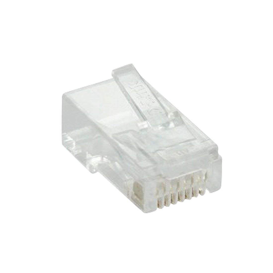 D-Link Cat 6 Rj 45 Cable Connector - Pack Of 100 Pieces,Silver