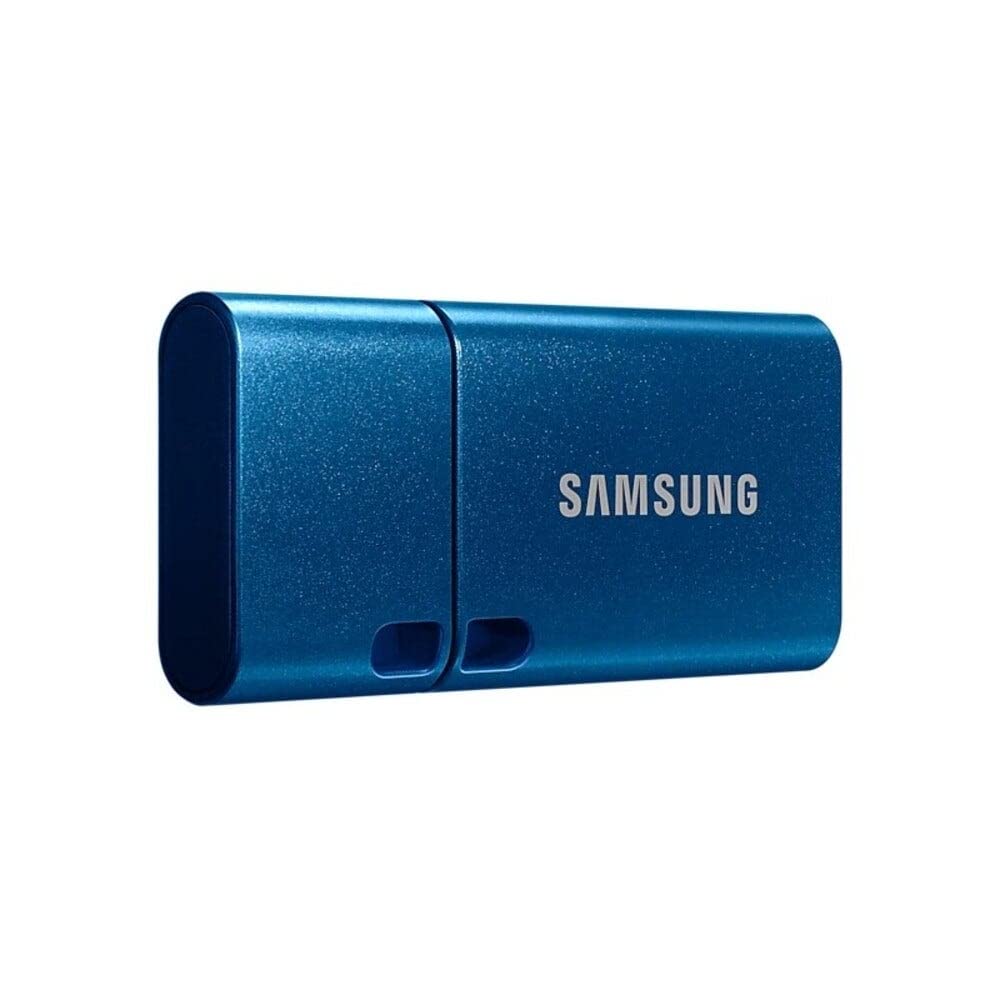 SAMSUNG Type-C™ USB Flash Drive, 256GB, Transfers 4GB Files in 11 Secs w/Up to 400MB/s 3.13 Read Speeds, Compatible w/USB 3.0/2.0, Waterproof, 2022,Blue
