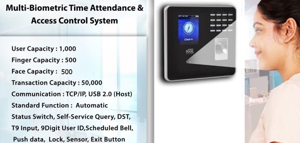 eSSL MB20 Face Recognition Biometric Attendance Machine