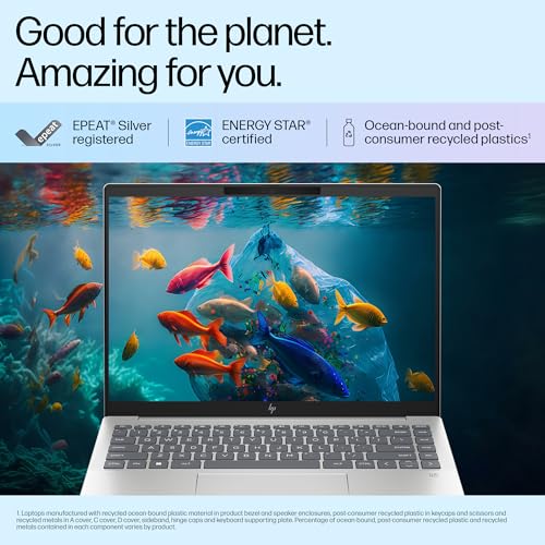 HP Pavilion Plus, 13th Gen Intel Core i5-1335U Laptop (16GB DDR5, 512GB SSD) IPS WUXGA Anti-Glare, 14"/35.6cm, Win 11, Office 21, Silver, 1.44kg, Intel Iris Xe Graphics, 5MP IR Camera, ew0116TU