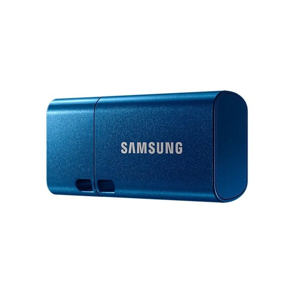 SAMSUNG Type-C™ USB Flash Drive, 256GB, Transfers 4GB Files in 11 Secs w/Up to 400MB/s 3.13 Read Speeds, Compatible w/USB 3.0/2.0, Waterproof, 2022,Blue