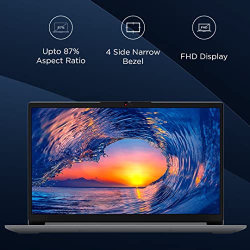Lenovo IdeaPad 1 Intel Core Celeron N4020 14" HD Thin and Light Laptop (8GB/256GB SDD/Windows 11 Home/Office 2021/1Yr Warranty/Cloud Grey/1.3Kg), 82V6007YIN