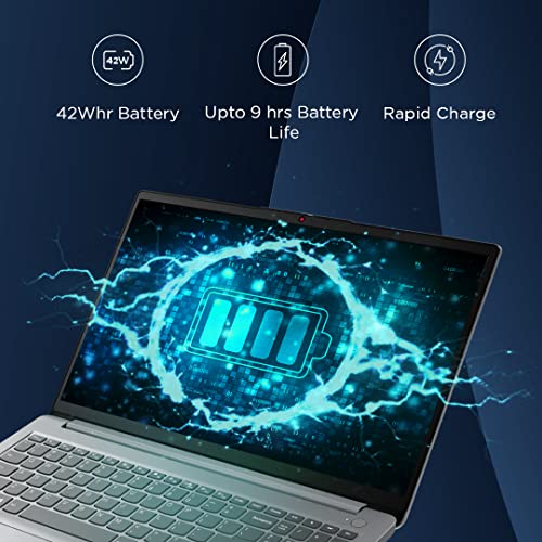 Lenovo IdeaPad 1 Intel Core Celeron N4020 14" HD Thin and Light Laptop (8GB/256GB SDD/Windows 11 Home/Office 2021/1Yr Warranty/Cloud Grey/1.3Kg), 82V6007YIN