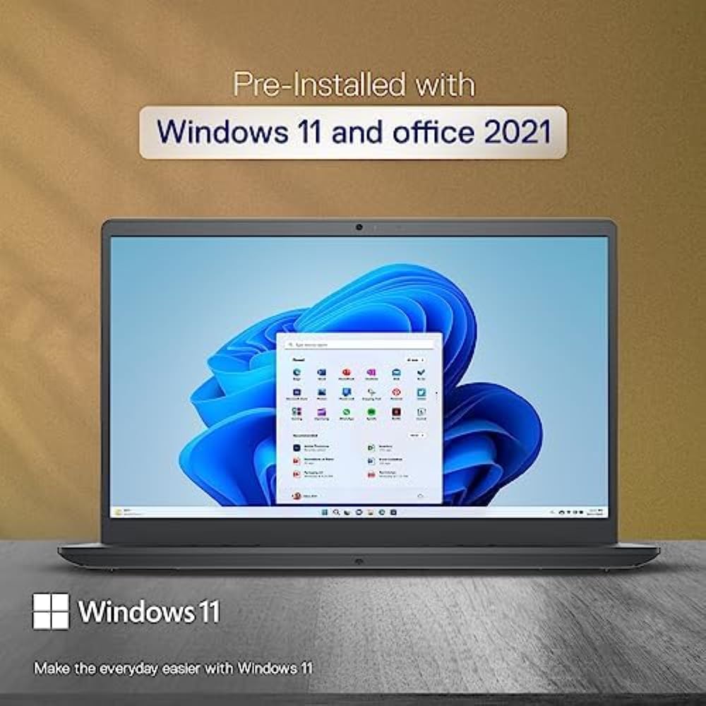 Dell 15 Thin & Light Laptop, Intel Core i5-1235U Processor/16GB DDR4 + 512GB SSD/Intel UHD Graphics/15.6" (39.62cm) FHD Display/Win 11 + MSO'21/15 Month McAfee/Carbon Black/Spill Resistant KB/1.69kg