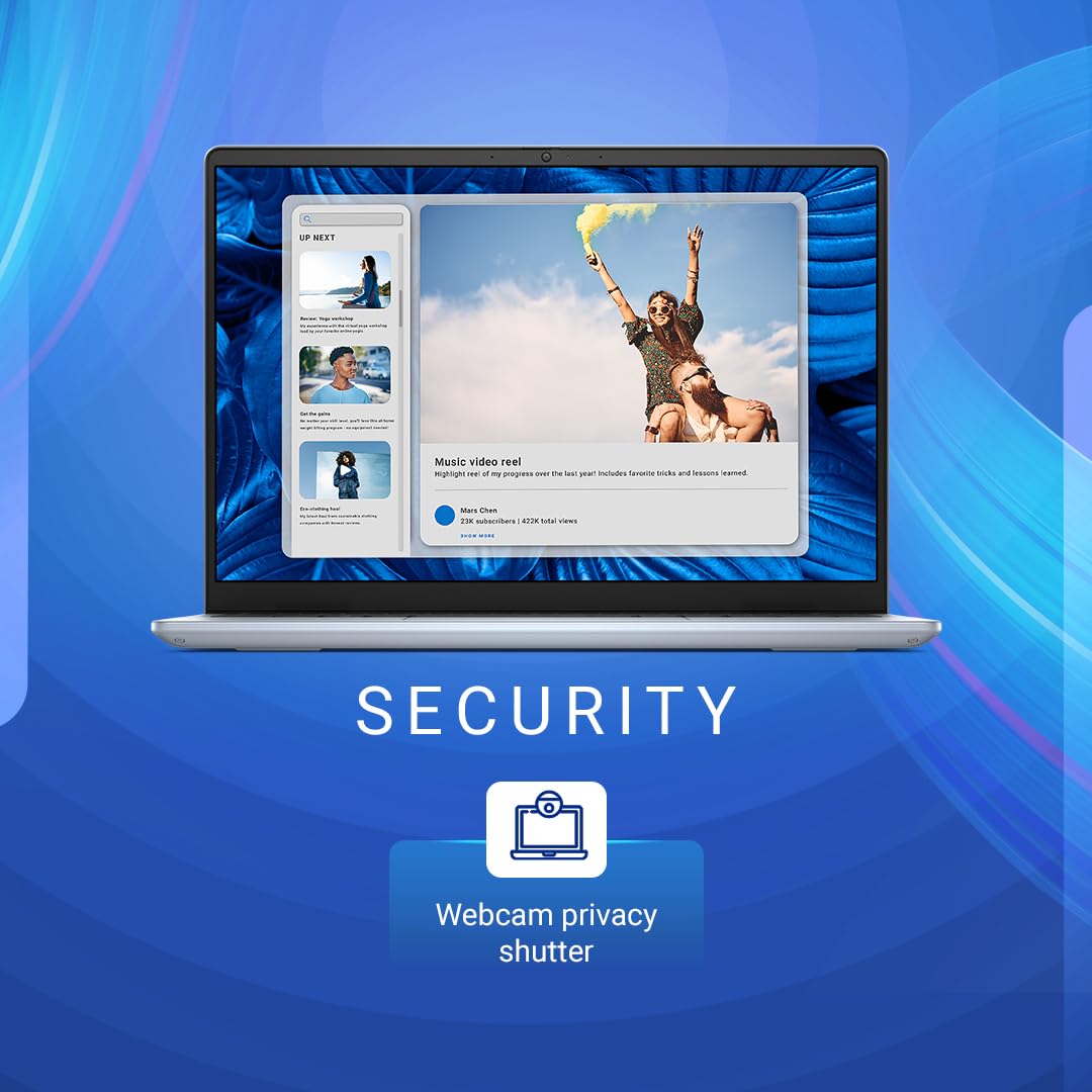 (Refurbished) Dell New Inspiron 14 Plus Laptop, AI Enabled Intel Evo Powered Core Ultra 7 155H Processor,16GB LPDDR5X, 1TB, Intel Arc Graphics, 14" (36.06cm) 2.2K 300nits Display, Backlit KB + FPR, Ice Blue, 1.6kg