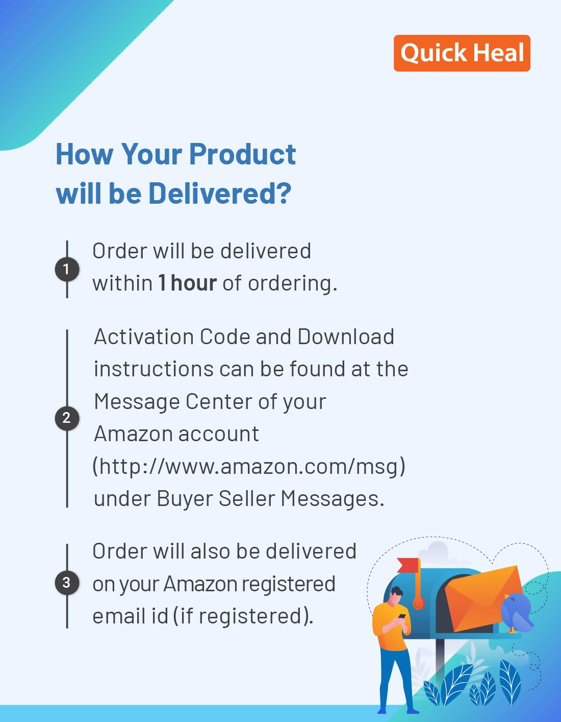 Quick Heal | Total Security | 1 User | 3 Years | AI Based Device Security for PC | Banking Protection | Parental Control| (Email Delivery in 1 Hour- No CD)