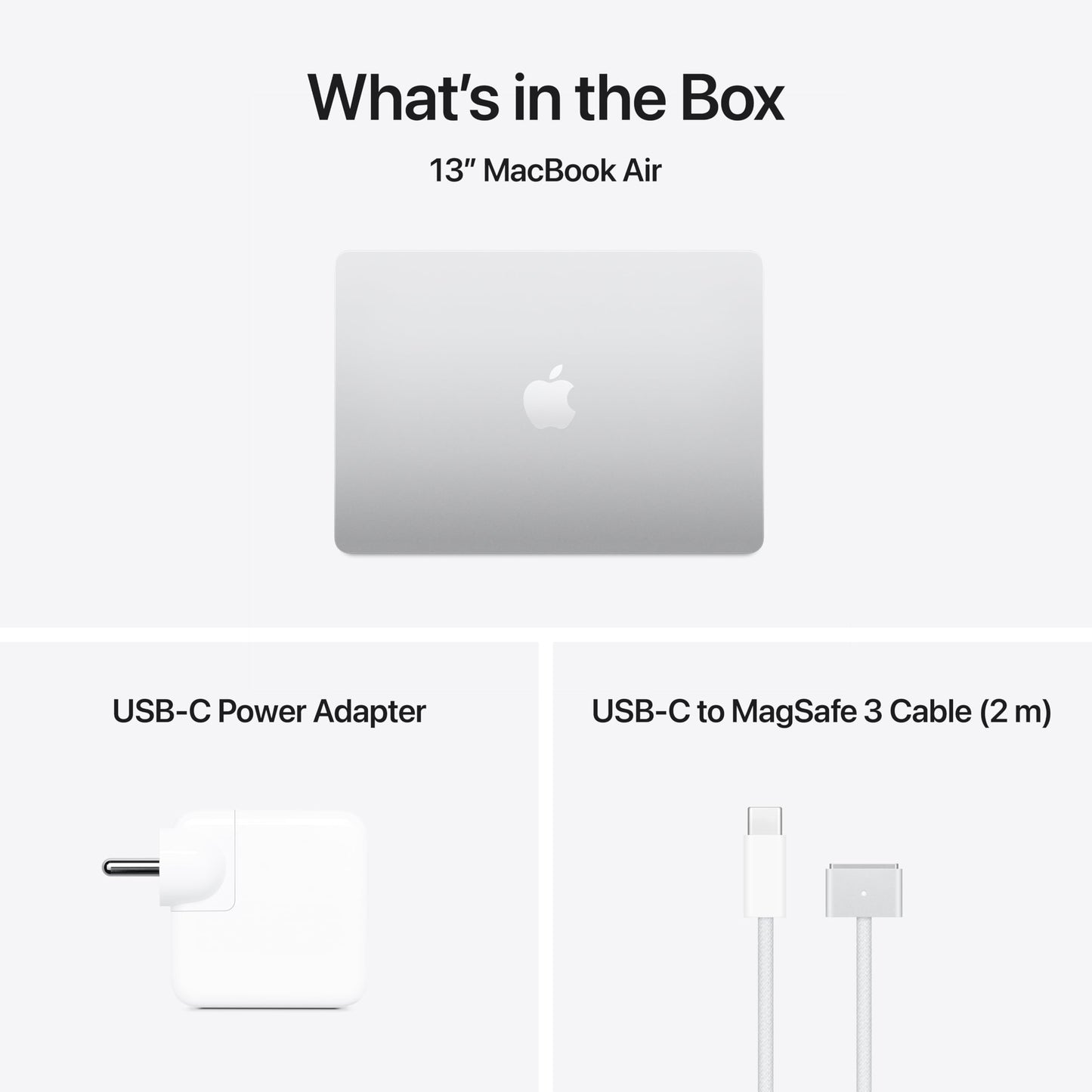 Apple 2025 MacBook Air (13-inch, Apple M4 chip with 10-core CPU and 8-core GPU, 16GB Unified Memory, 256GB) - Silver