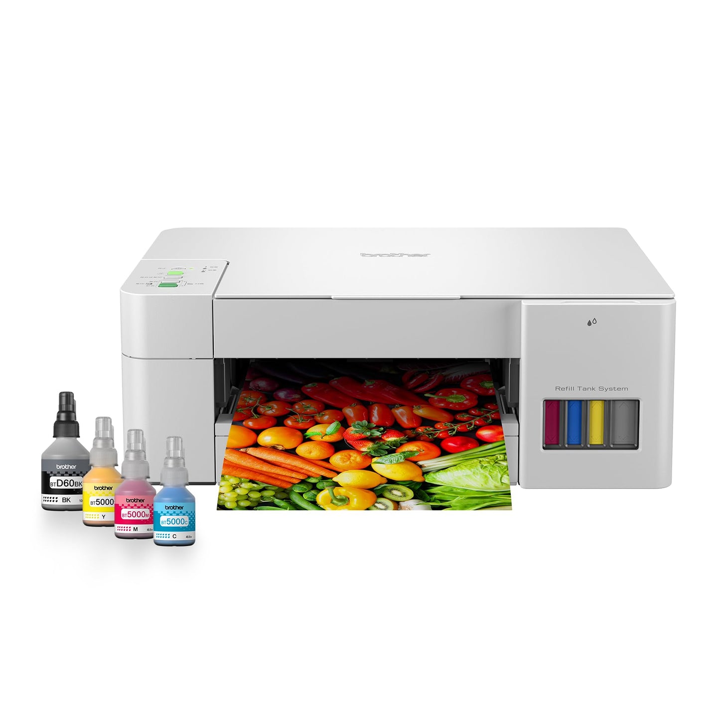 Brother Ink Tank DCP-T426W Multifunction (Print Scan Copy) Color Printer Best for Home, 150 Sheet Paper Tray, WiFi, Print Up to 7.5 K Pages in Black and 5 K in Color Each for (CMY), Free Installation