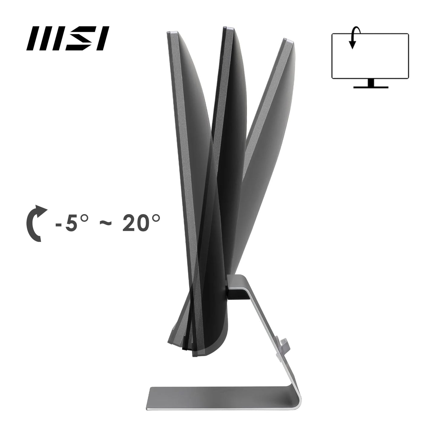 MSI Modern MD271UL 27 Inch 4K Uhd Professional Productivity Monitor 3840 x 2160 IPS Panel, Eye-Friendly Screen, 99% DCI-P3/139% SRGB Colour Gamut - 2X HDMI 2.0b, DP 1.2a, USB Type-C (65W PD), Silver
