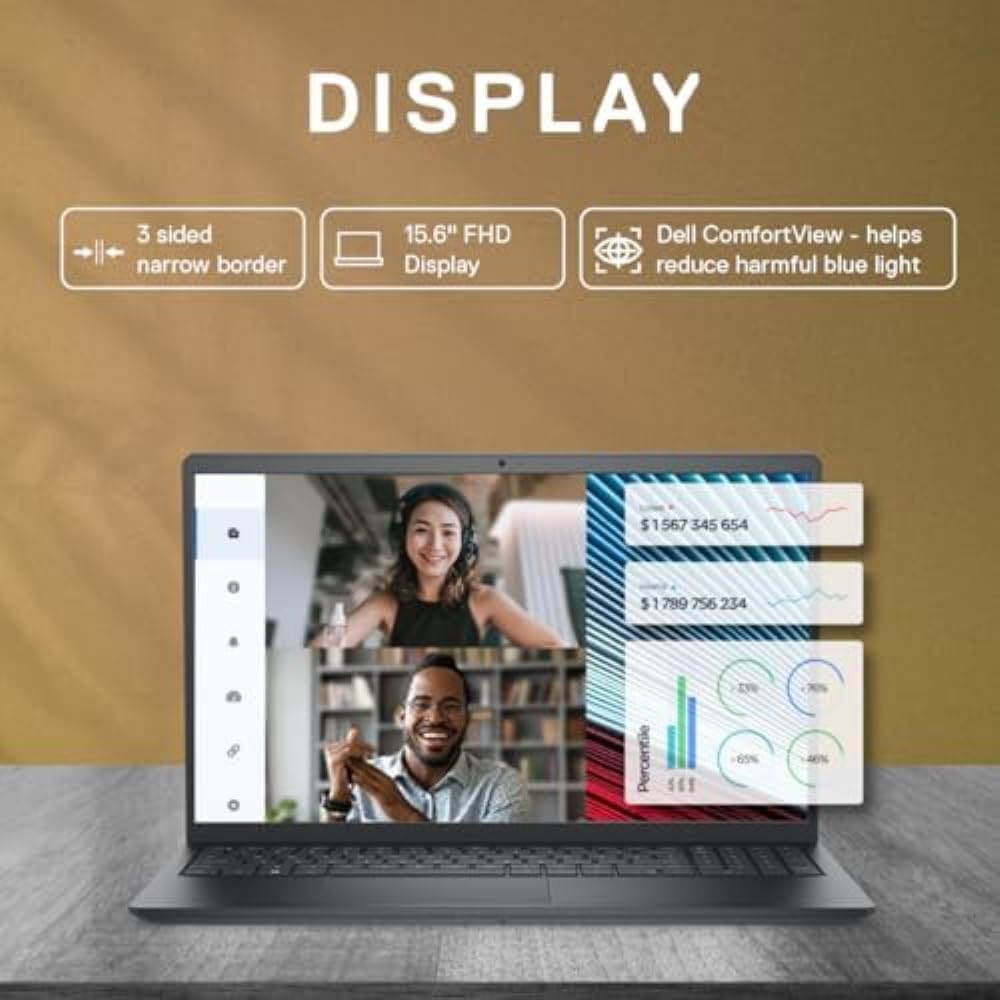 Dell 15 Thin & Light Laptop, Intel Core i5-1235U Processor/16GB DDR4 + 512GB SSD/Intel UHD Graphics/15.6" (39.62cm) FHD Display/Win 11 + MSO'21/15 Month McAfee/Carbon Black/Spill Resistant KB/1.69kg