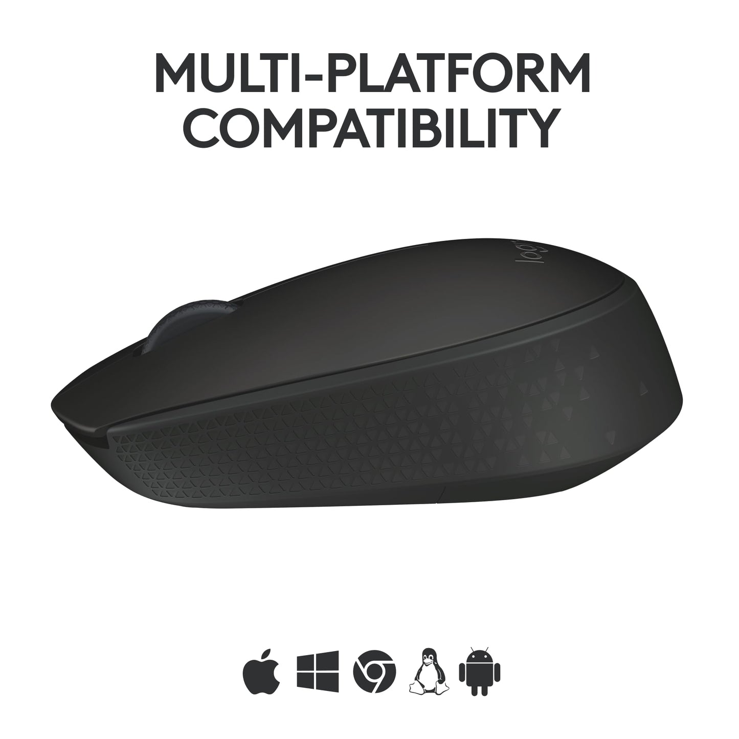 Logitech B170 Wireless Mouse with USB Receiver,(Black)