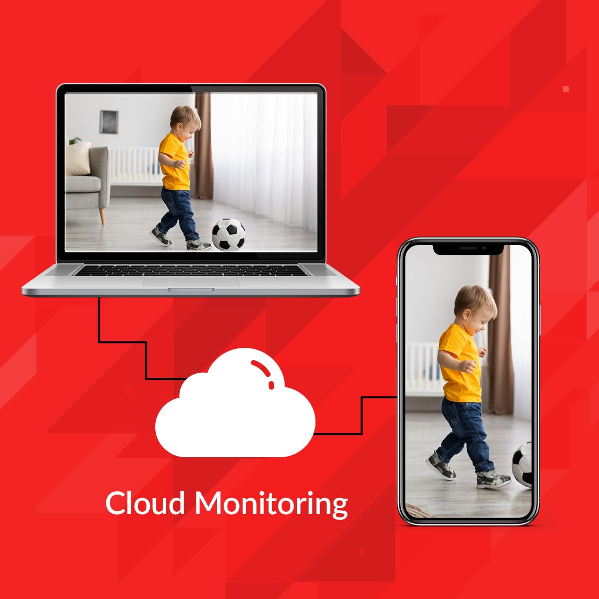 CP PLUS 2MP Full HD Smart Wi-fi CCTV Home Security Camera | 360° with Pan Tilt | 2Way Talk | Cloud Monitor | Motion Detect | Night Vision | Supports SD Card (Upto 128 GB), Alexa & Ok Google | CP-E21A