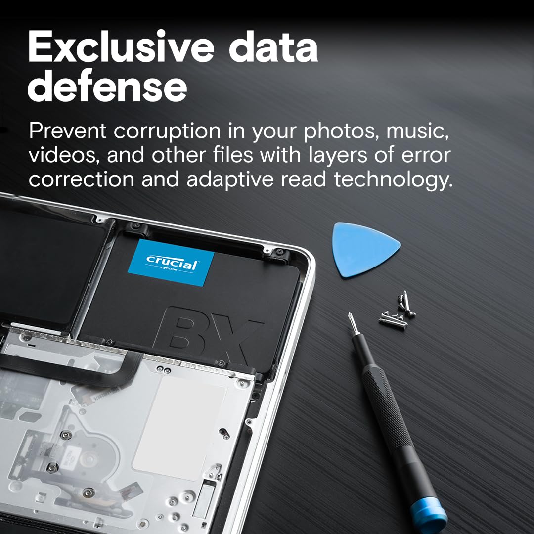 Crucial BX500 1TB 3D NAND SATA 6.35 cm (2.5-Inch) Internal SSD - CT1000BX500SSD1