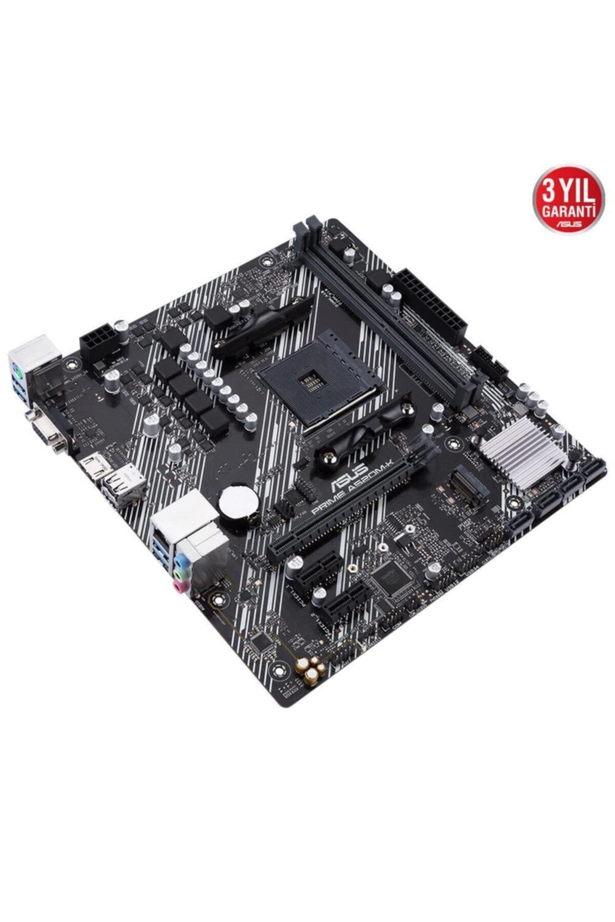 ASUS Prime A520M-K (AMD AM4 DDR4 Socket for AMD Ryzen 5000/5000 G/ 4000 G/ 3000) Micro ATX Motherboard with M.2 Support 1Gb Ethernet HDMI/D-Sub SATA 6Gbps and USB 3.2 Gen 1 Type-A