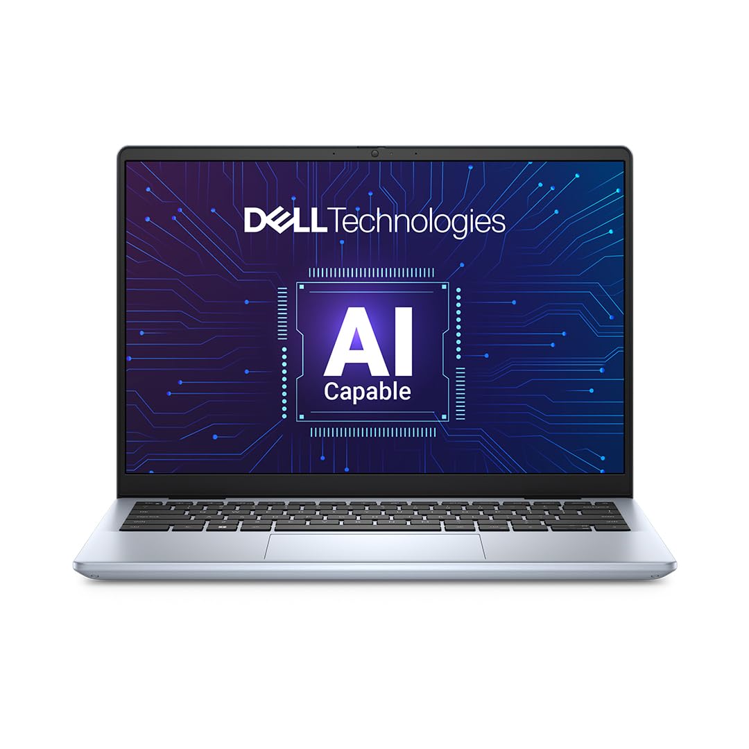 (Refurbished) Dell New Inspiron 14 Plus Laptop, AI Enabled Intel Evo Powered Core Ultra 7 155H Processor,16GB LPDDR5X, 1TB, Intel Arc Graphics, 14" (36.06cm) 2.2K 300nits Display, Backlit KB + FPR, Ice Blue, 1.6kg