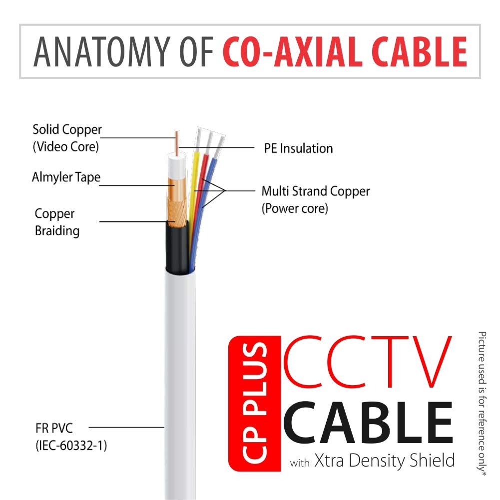 CP PLUS CCTV Camera Cable (90 Meter)