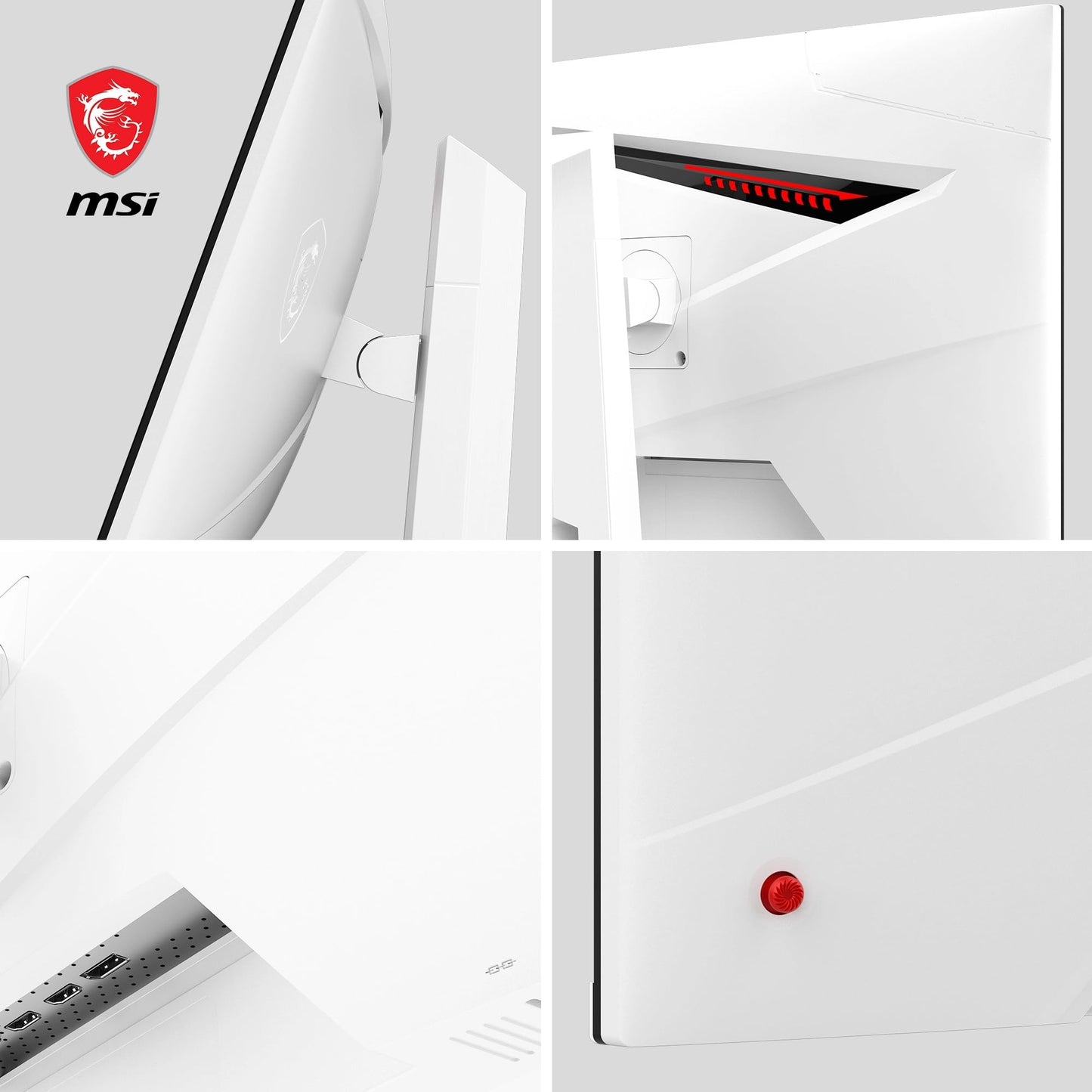 MSI MAG 274QRFW 27 Inch WQHD Gaming Monitor - 2560 x 1440 Rapid IPS Panel, 180 Hz / 1ms GtG, 123% sRGB Colour Gamut, Fan-Less Design, DisplayHDR 400 - DP 1.4a, HDMI 2.0b