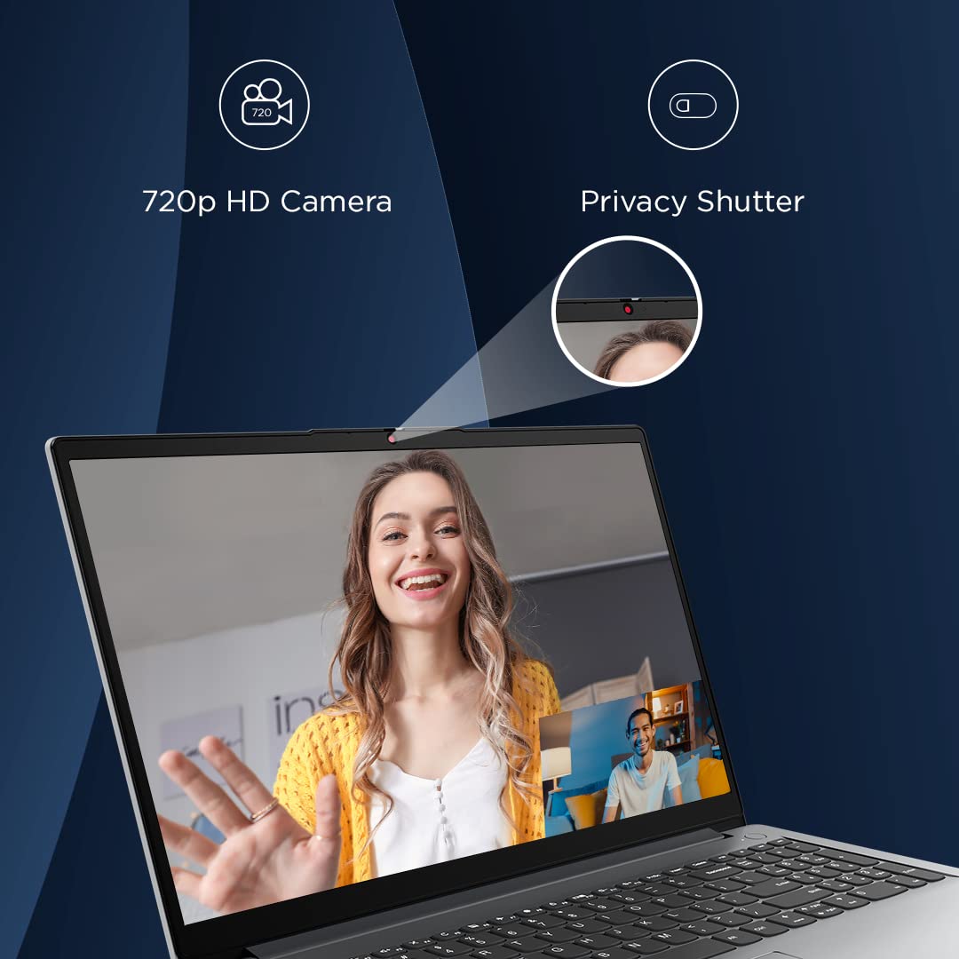 Lenovo IdeaPad 1 Intel Core Celeron N4020 14" HD Thin and Light Laptop (8GB/256GB SDD/Windows 11 Home/Office 2021/1Yr Warranty/Cloud Grey/1.3Kg), 82V6007YIN