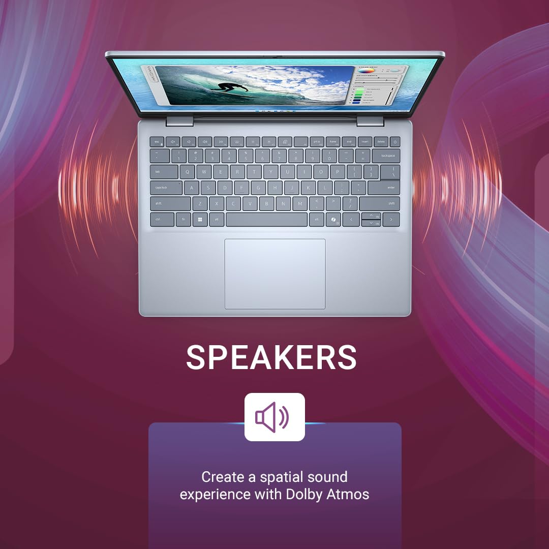 Dell Inspiron 5440, Intel Core i5 13th Gen - 1334U, 16 GB RAM, 1 TB SSD, FHD+ WVA 14"/35.56 cm, Windows 11, MS Office 2024, Ice Blue, 1.54 kg, Backlit Keyboard, Fingerprint Reader Laptop