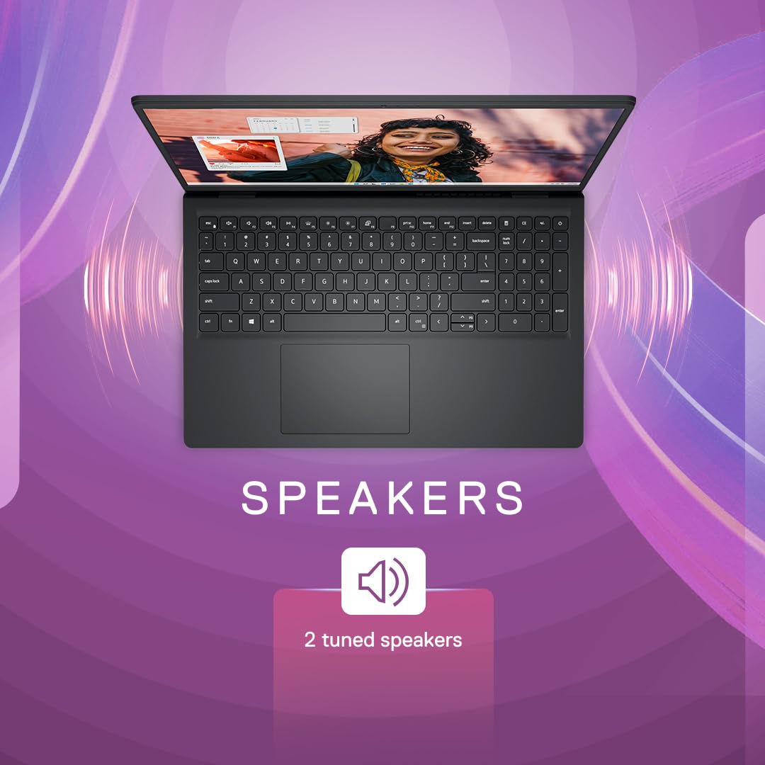 Dell Inspiron 3530 Thin & Light Laptop, 13th Gen Intel Core i3-1305U/8GB/512GB SSD/15.6" (39.62cm) 120Hz Refresh Rate on a FHD IPS Display/Windows 11 + MSO'21+McAfee 15 Month/Carbon Black/1.62kg