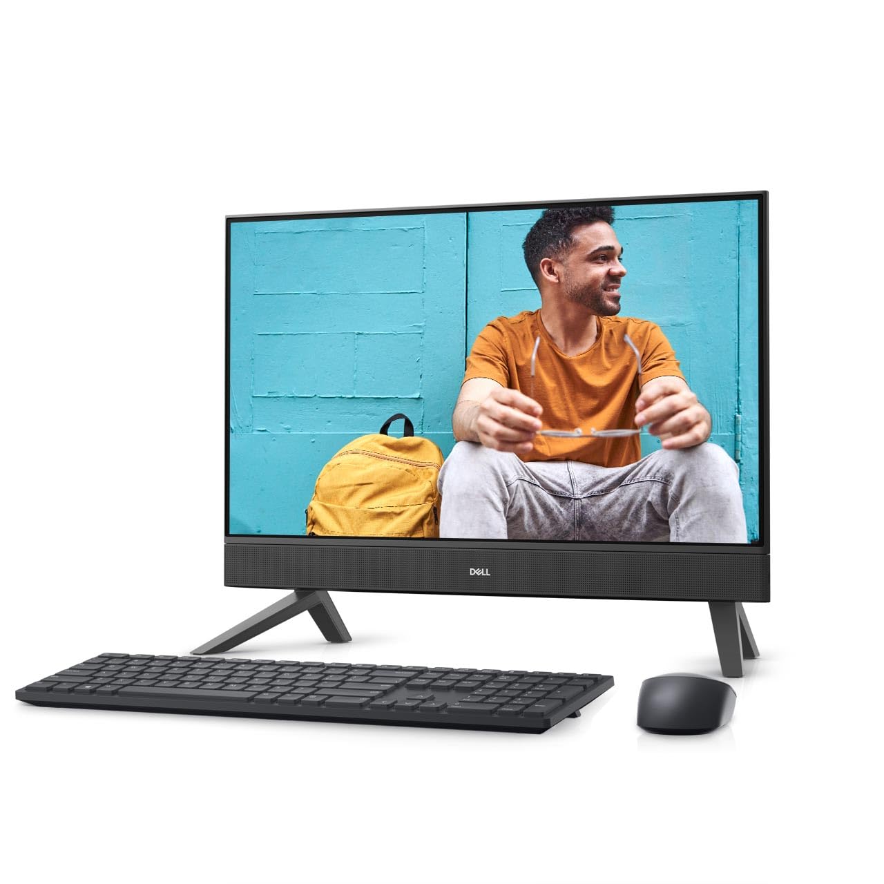 Dell AIO Inspiron 5415| AMD Ryzen 5 7530U | 8GB 512GB SSD | AMD Radeon Graphics | 23.8" FHD WVA Anti-Glare | Win11+MSO'21, 15 Month McAfee Dark Shadow Gray Molded