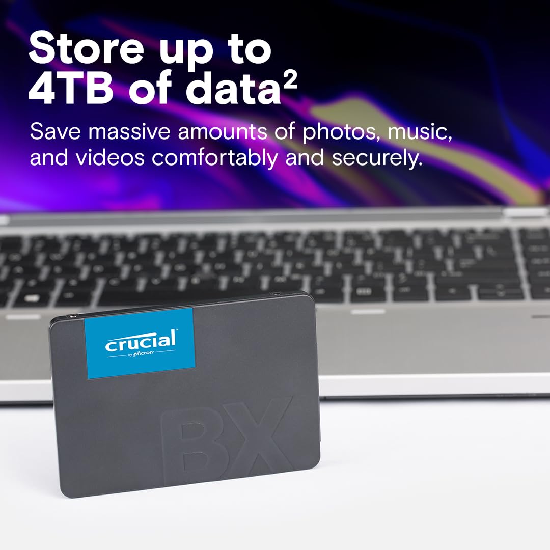 Crucial BX500 1TB 3D NAND SATA 6.35 cm (2.5-Inch) Internal SSD - CT1000BX500SSD1
