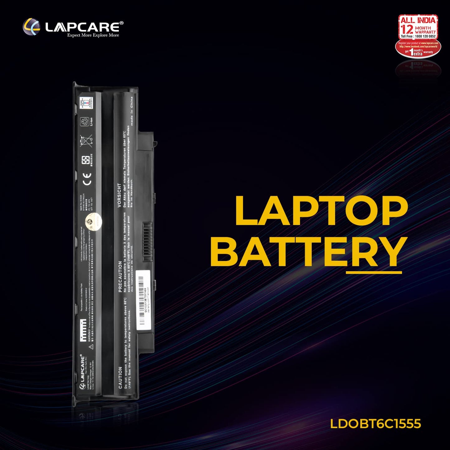Lapcare J1KND Laptop Battery for Dell Inspiron
