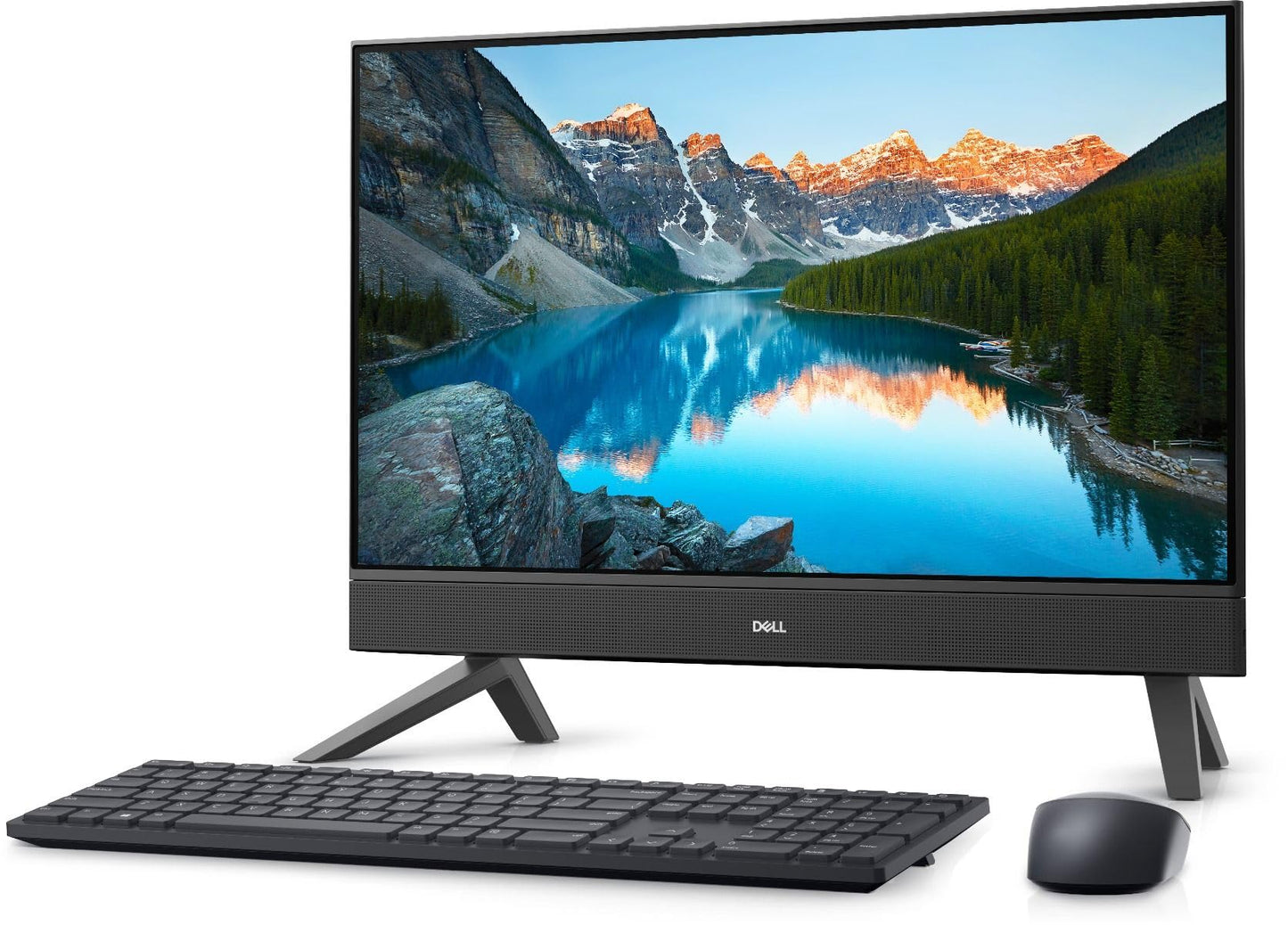 Dell AIO Inspiron 5415| AMD Ryzen 5 7530U | 8GB 512GB SSD | AMD Radeon Graphics | 23.8" FHD WVA Anti-Glare | Win11+MSO'21, 15 Month McAfee Dark Shadow Gray Molded