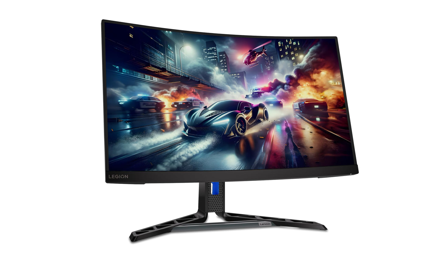 Lenovo Legion-R27qc-30 | 27" (68.5cm) QHD 180Hz Curved Gaming Monitor | 0.5ms, AMD FreeSync, 99%sRGB, 3Wx2Speaker, 2xHDMI 2.1 TMDS, 1xDP 1.4 (HBR3)|Tilt, Swivel, Pivot, Height Adjust|Black| 67C6GAC2IN