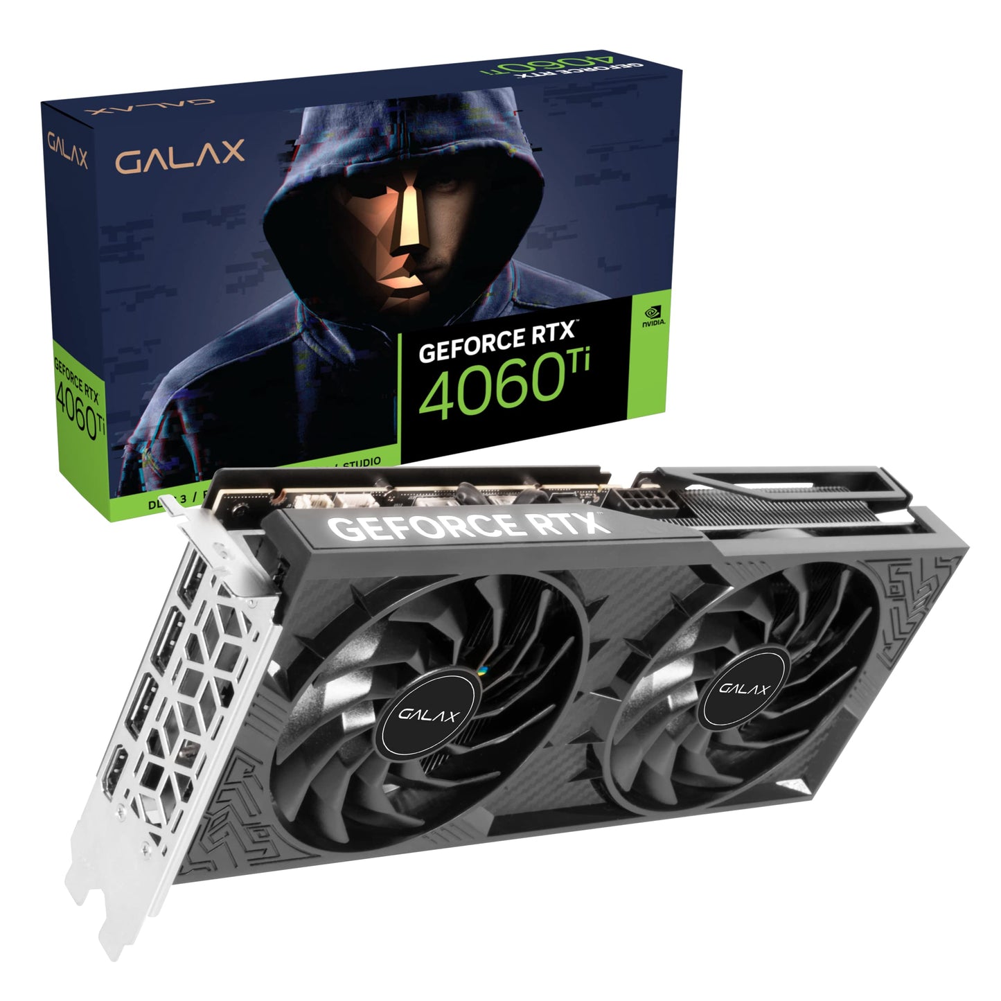 Galax GeForce RTX™ 4060 Ti 8GB 1-Click OC 8GB GDDR6 128-bit/DP*3/HDMI 2.1/DLSS 3-46ISL8MD8COC