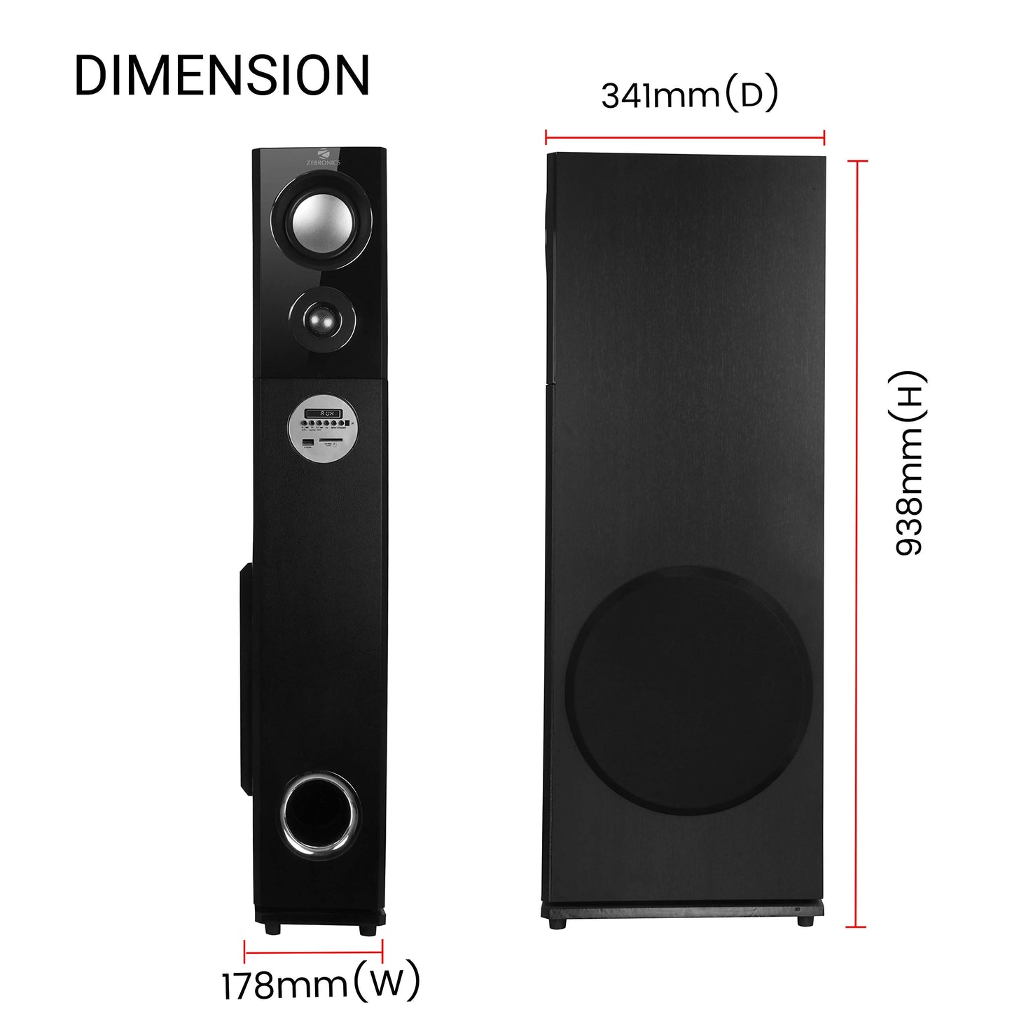 Zebronics BT9500RUCF (Optical 2.0)