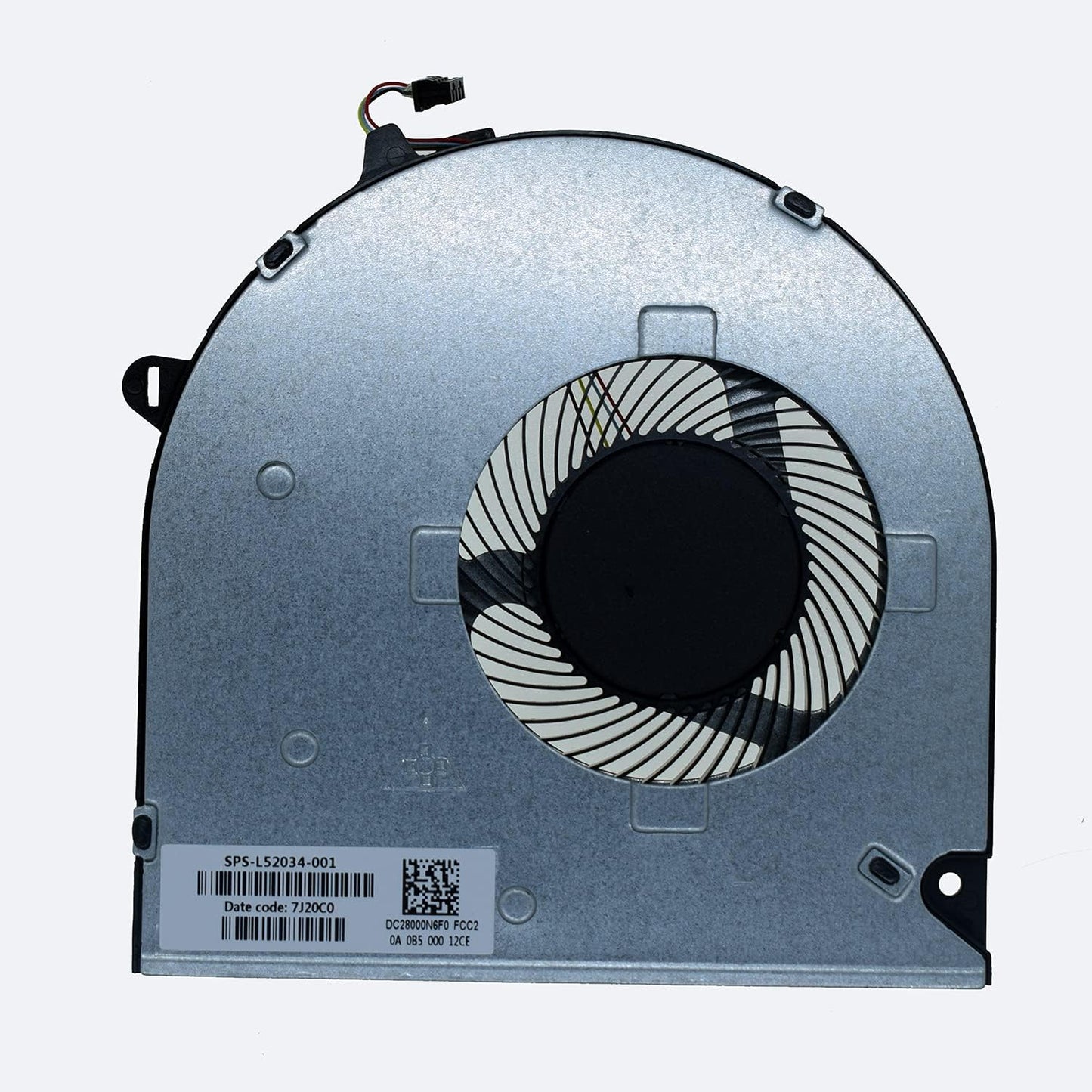 WEZA Replacement Laptop CPU Cooling Fan for HP 15s-du 15s-dr 15-dw 15-dy 250 255 G8 G9 SPS 15-GW 15S-GU 15S-GY 15S-GR 15-DW0043DX 15s-du0096tu 15s-du0002TX 255 TPN-C151 Series L52034-001 FLG0 laptop