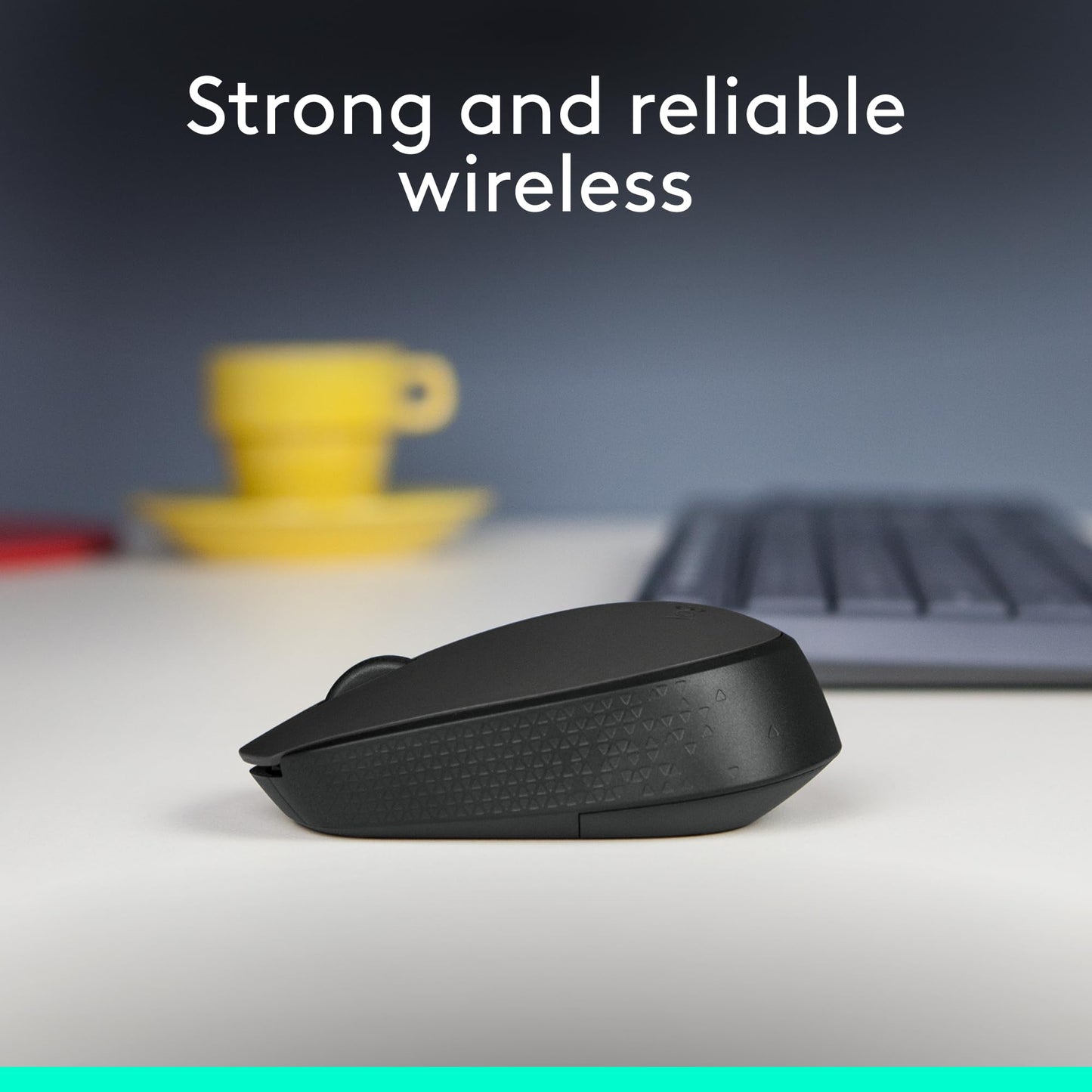 Logitech M170 2. 4GHz Wireless 3-Button Optical Scroll Mouse w/Nano USB Receiver (Black)