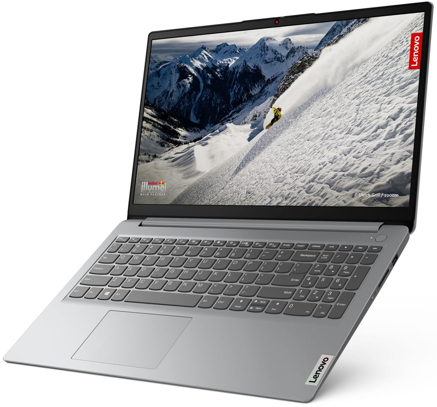 Lenovo IdeaPad 1 Intel Core Celeron N4020 15" HD Thin and Light Laptop (8GB/512GB SDD/Windows 11 Home/Office 2021/1 Year ADP Free/Cloud Grey/1.3Kg), 82V700ECIN