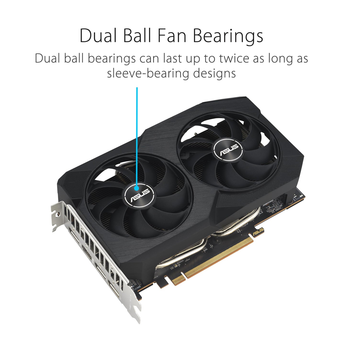 ASUS Dual Radeon Rx 7600 V2 Oc Edition 8Gb Gddr6 Graphics Card (Pcie 4.0, 8Gb Gddr6, Hdmi 2.1, Displayport 1.4A, 2.5-Slot Design, Axial-Tech Fans, Gpu Tweak Iii) - Pci_E_X16