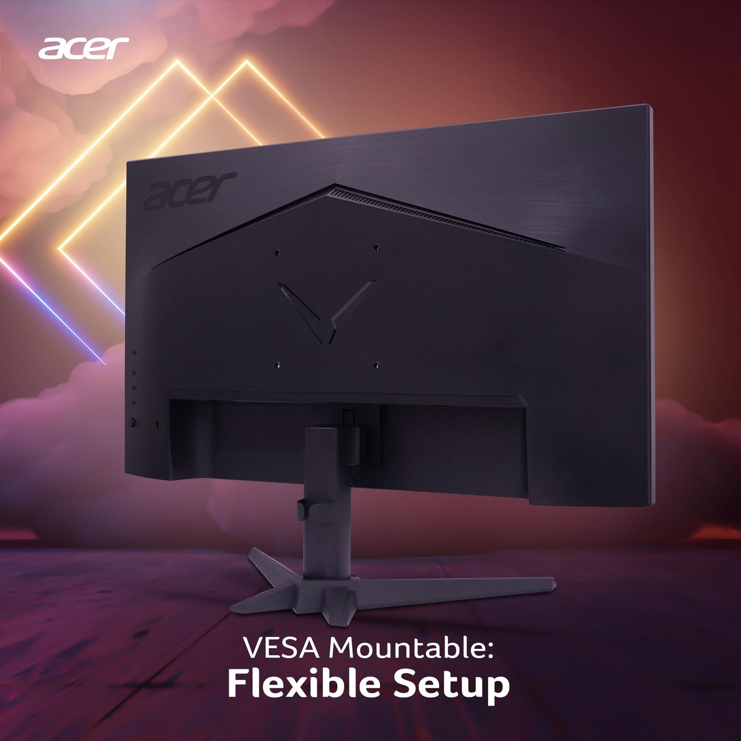 Acer Nitro VG240Y X1 23.8 Inch IPS Full HD Backlit LED Gaming Monitor I 0.5 MS Response I 200Hz Refresh Rate I SRGB 99%, HDR 10 I 2xHDMI, 1xDP I Stereo Speakers I AMD FreeSync Premium I Eye Care
